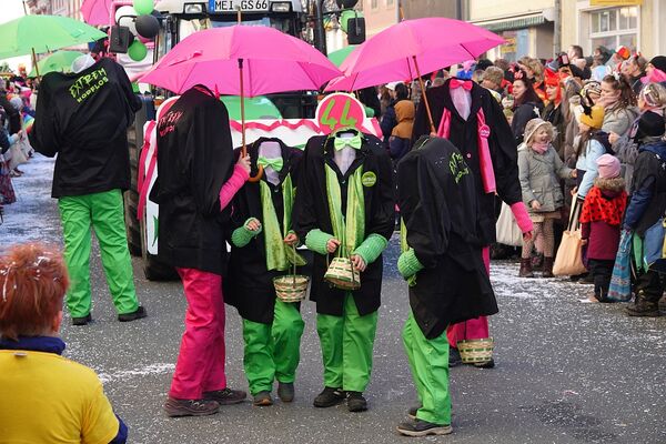 Berbisdorfer um Tobias Hübler sind sicher: wenn sowieso schon alle kopflos sind, ist es am besten, den Kopf abzuschalten und Fasching zu feiern. (Bild 44)