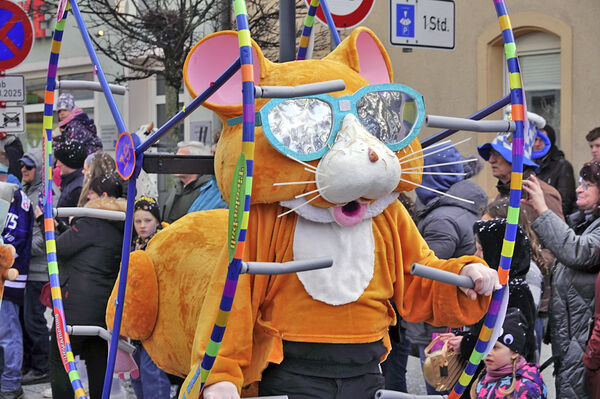 Das „Rabumsterrad“ war eimn echter Hingucker, das nicht nur Kinder zum Staunen brachte. Foto: Volker Miethe