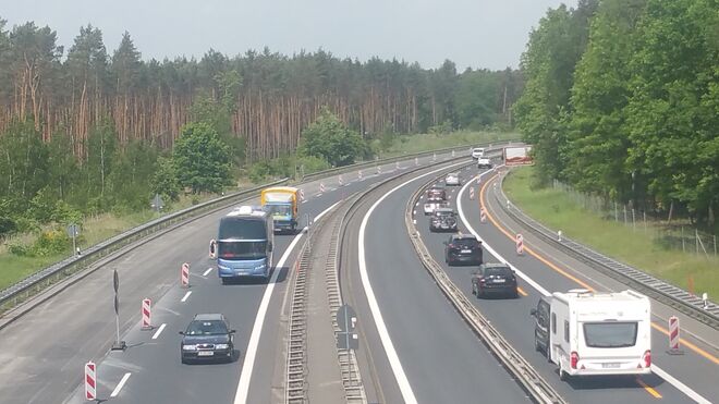 Fahrbahn gesperrt obwohl Platz ist - warum?