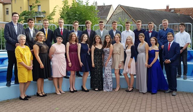 Klassenfoto der 10c