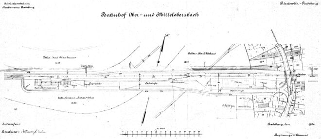 Pläne für den Bahnhof Ebersbach