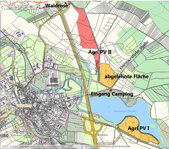 Kartengrundlage: Geobasisiformation und Vermessung Sachsen GmbH, Landkreis Meißen, Bearbeitet: Ideenwerk Radeburg GmbH