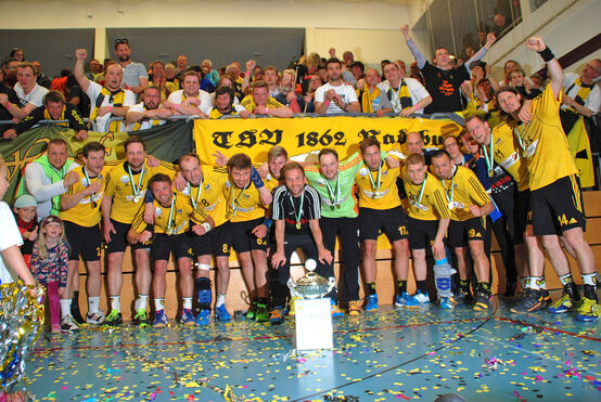 Höhepunkt der Radeburger Handballsaison war zweifellos der Gewinn des Sachsenpokals