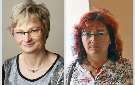 Radeburgs Friedensrichterinnen Rita Goldschmidt und Annette Naumann