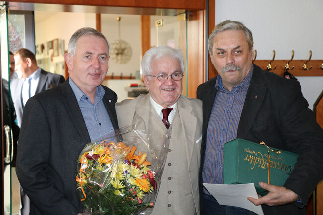 Gerhard Förster, Rüdiger Stannek und Dr. Günther Drobisch