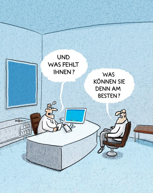 Cartoon von Markus Grolik